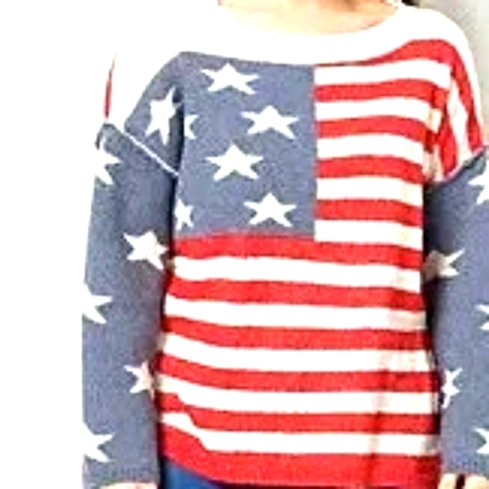 Peace Love World Patriotic "Pat" Sweater